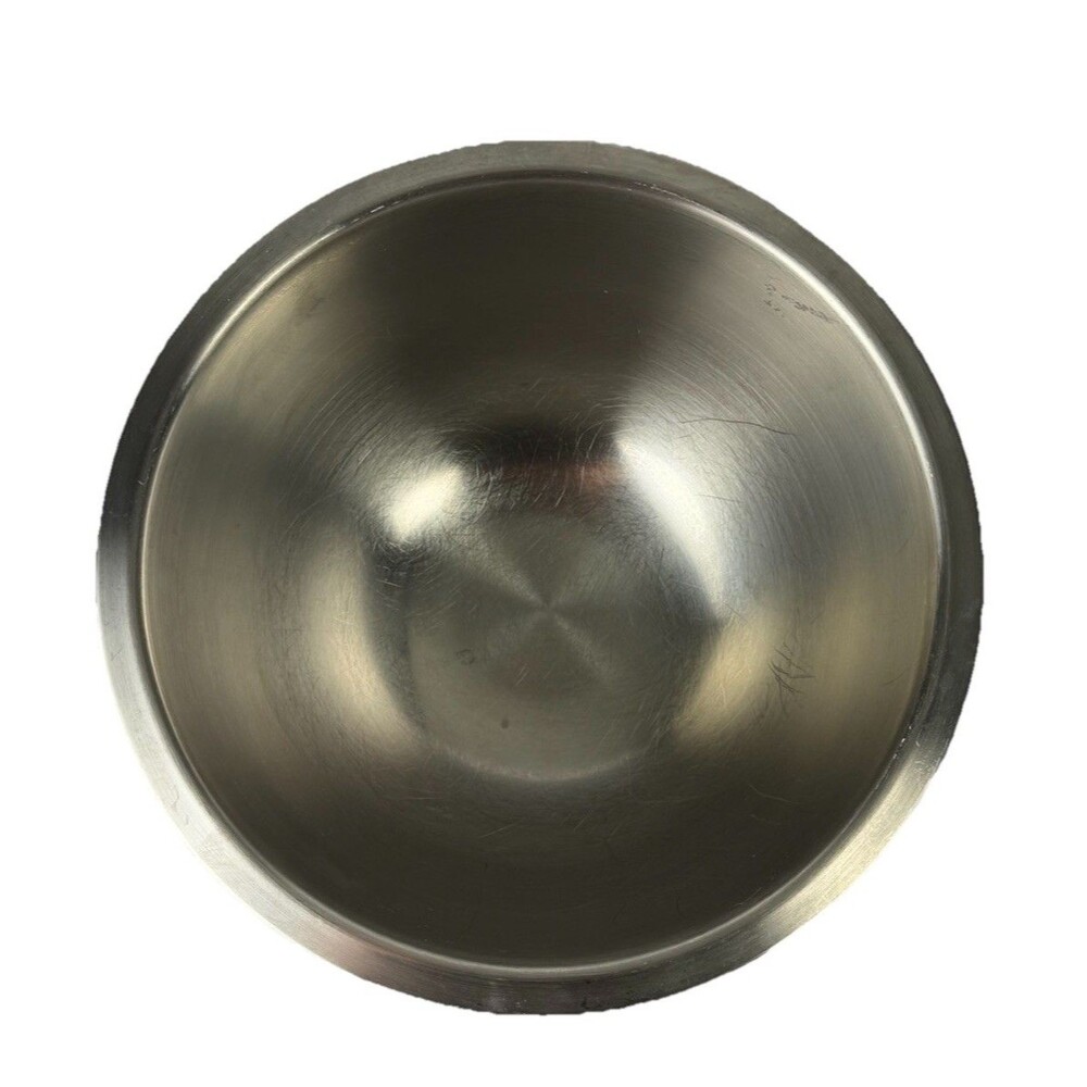OXO Good Grips 3 QT Stainless Steel Mixing Bowl Black Nesting Preowned Used